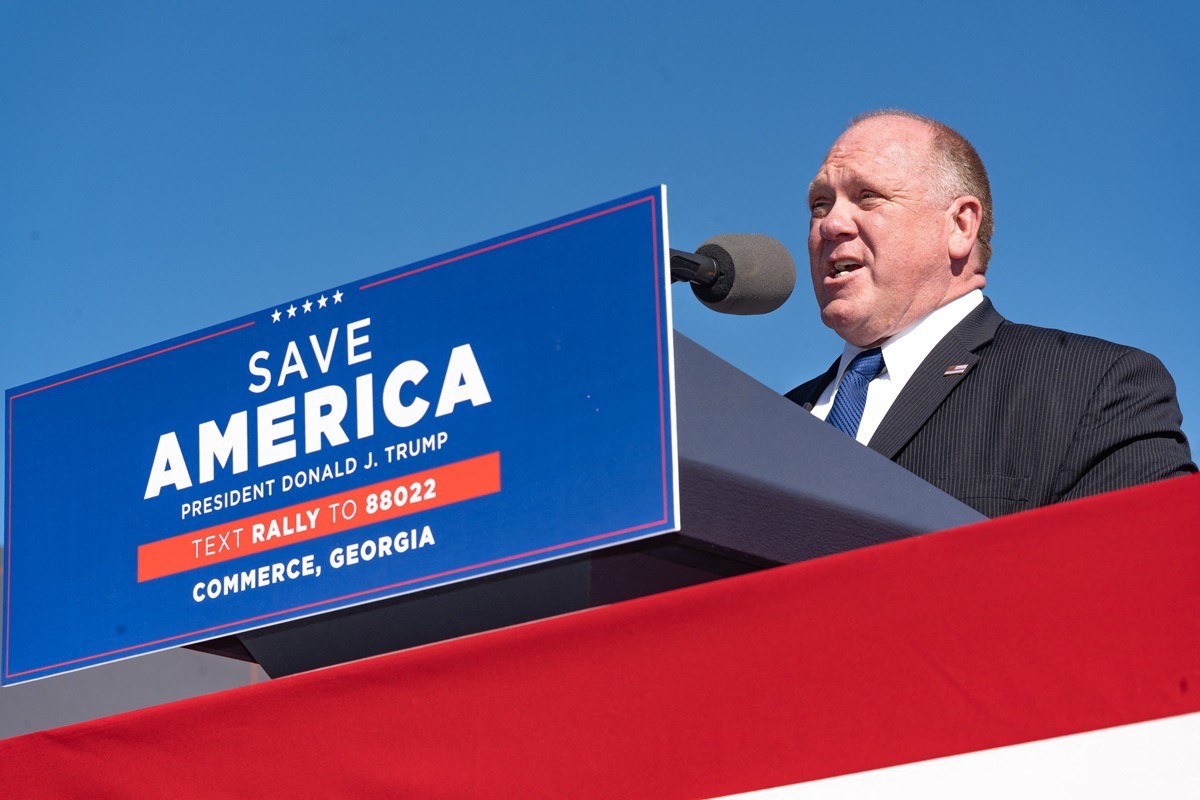 Tom Homan será novamente responsável pelas fronteiras dos EUA