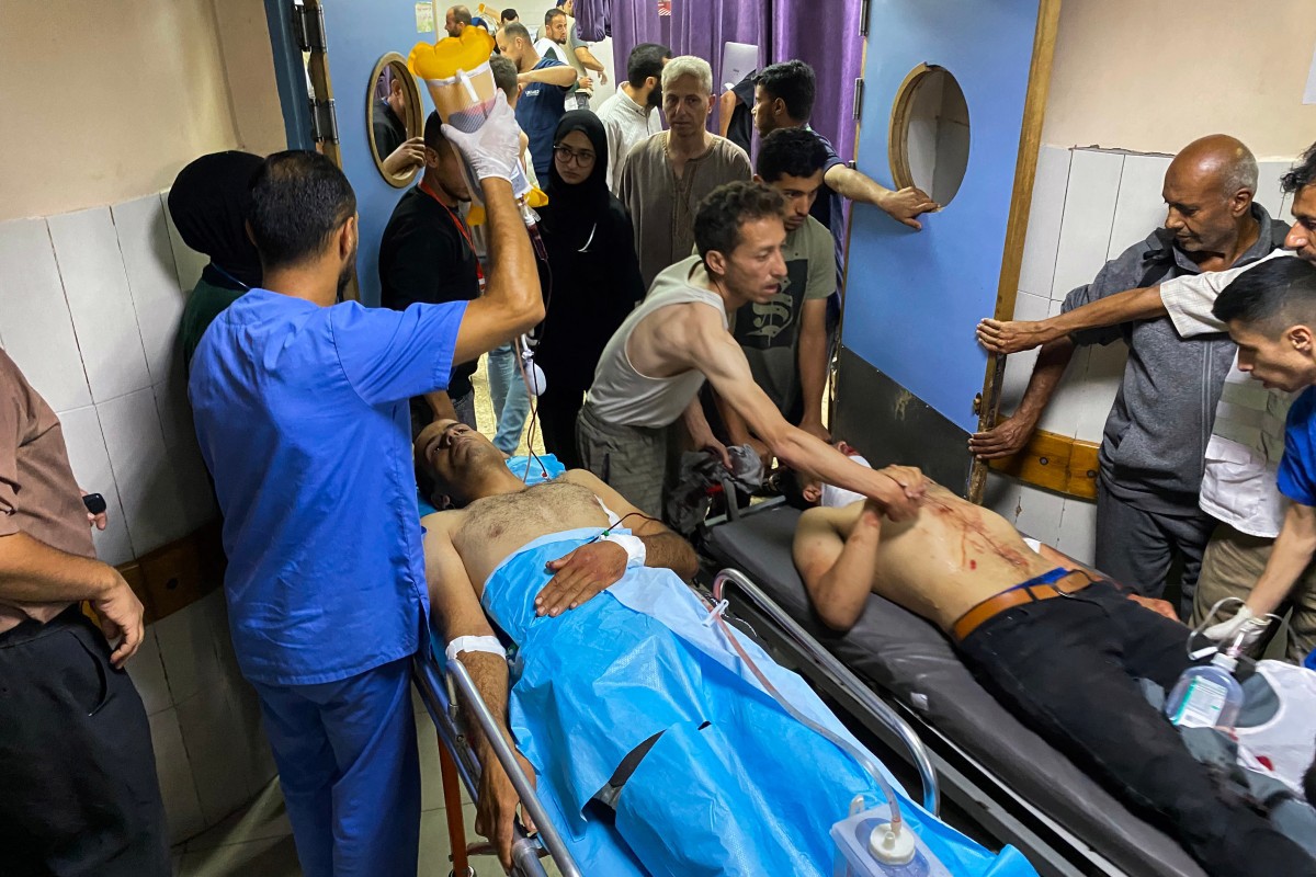 Centenas de palestinos ficaram feridos durante caos e tiros em distribuição de ajuda humanitária