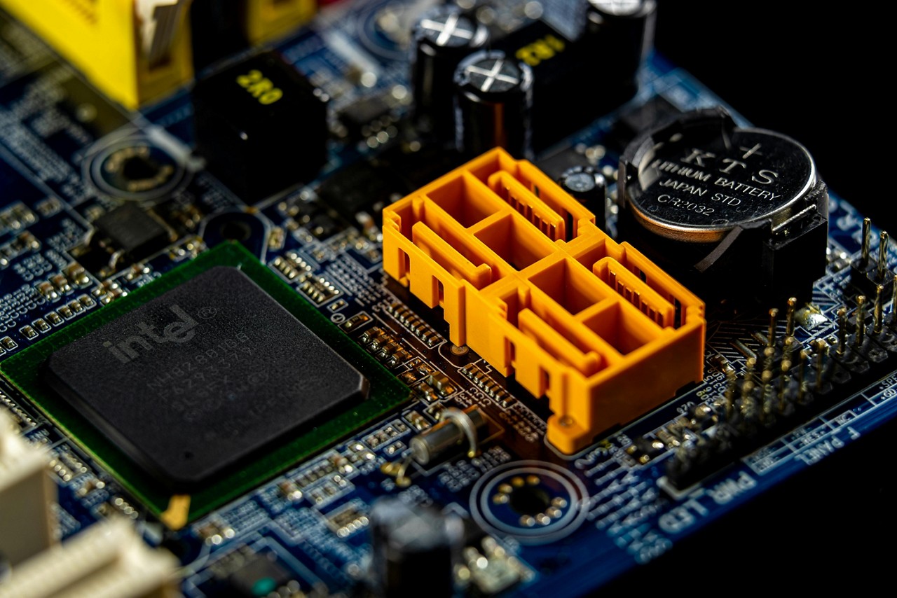 Imagem ilustrativa de processador Intel em um computador