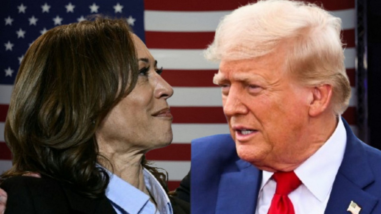 Os candidatos à Presidência dos EUA, Kamala Harris e Donald Trump