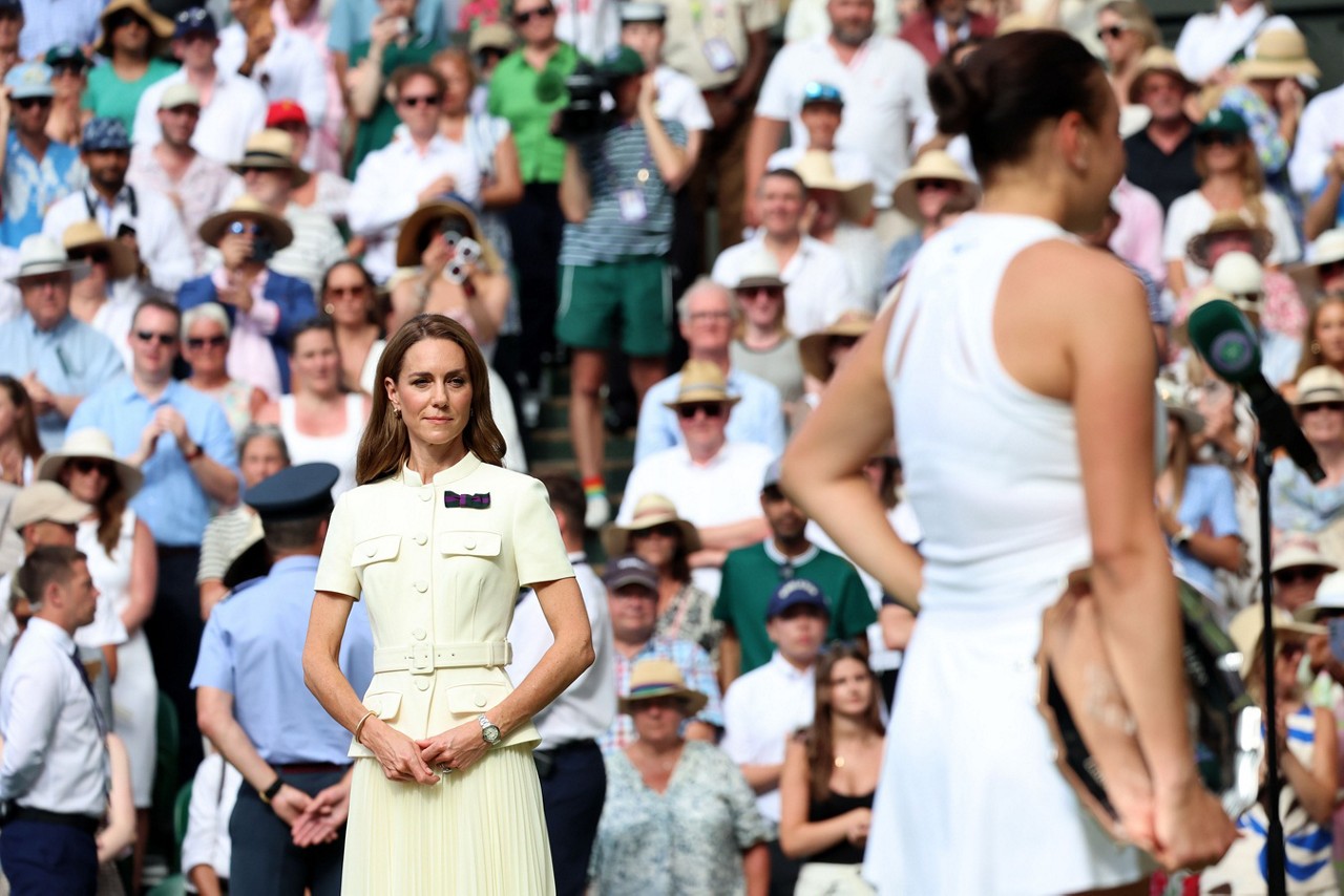 Kate-Middleton em primeiro jogo de tênis após luta contra o câncer 