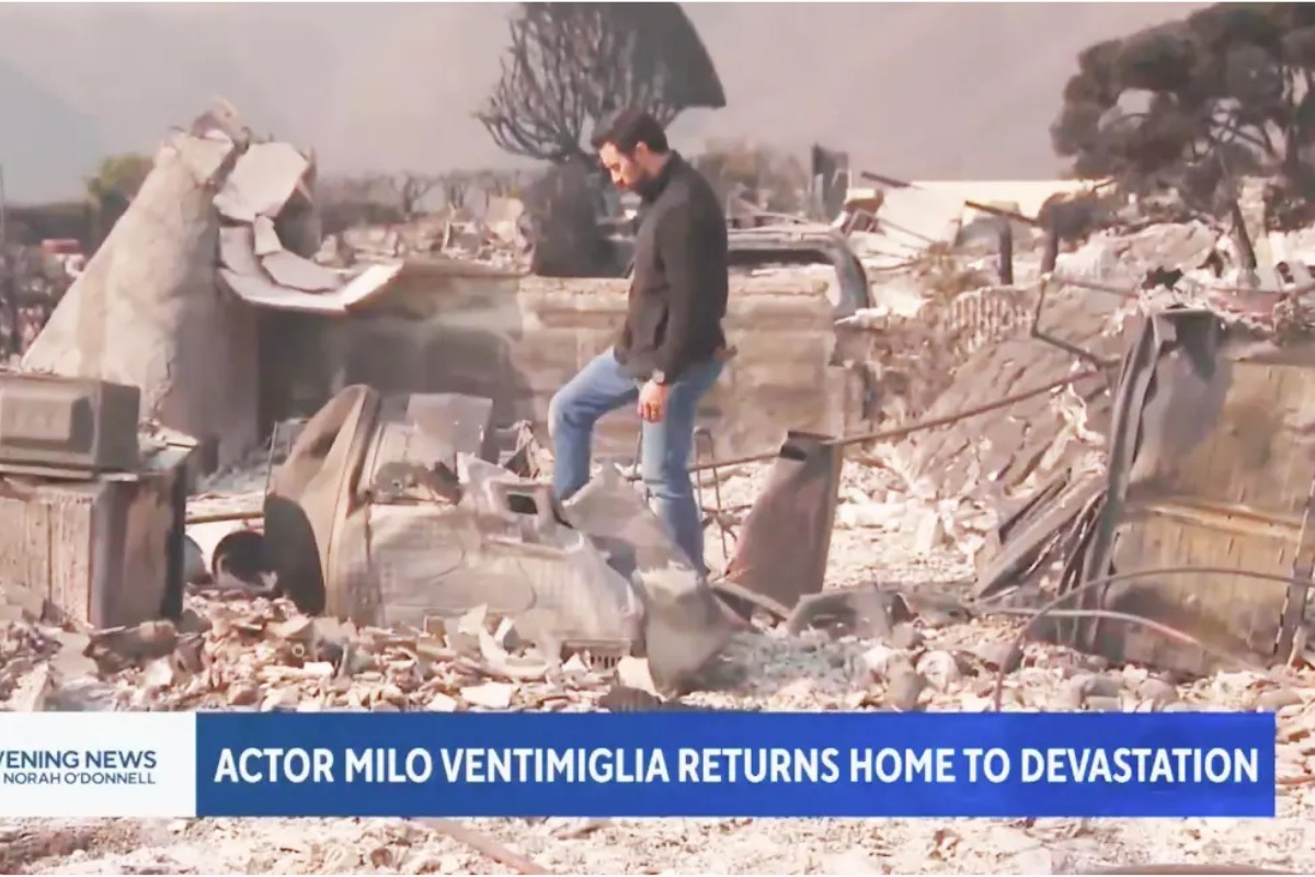 O ator Milo Ventimiglia, estrela da série 'This is Us', teve a casa completamente destruída pelo incêndio em Los Angeles