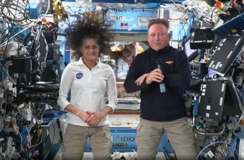 Suni Williams e Butch Wilmore, astronautas da Nasa, votarão remotamente nas eleições dos EUA