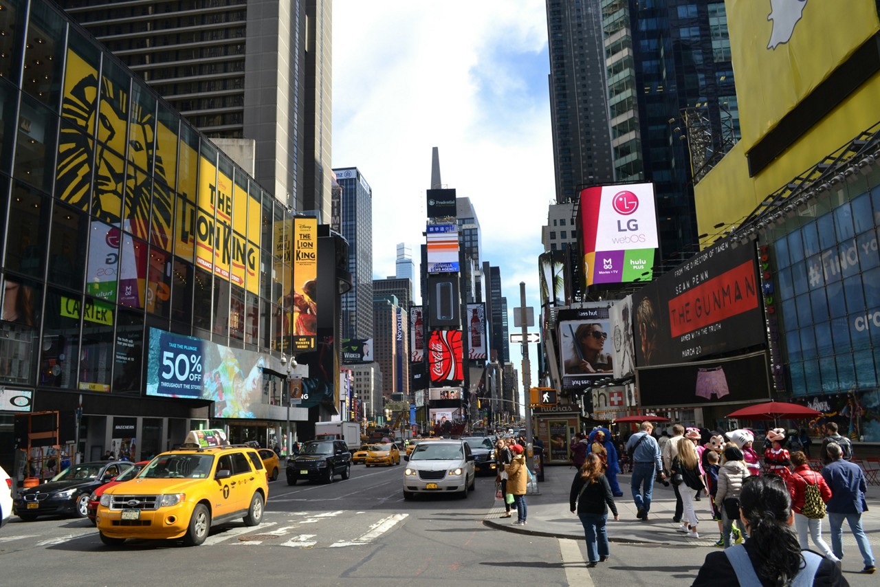 Tarifas podem impactar a circulação de dinheiro dentro dos EUA (Imagem ilustrativa de Nova York)