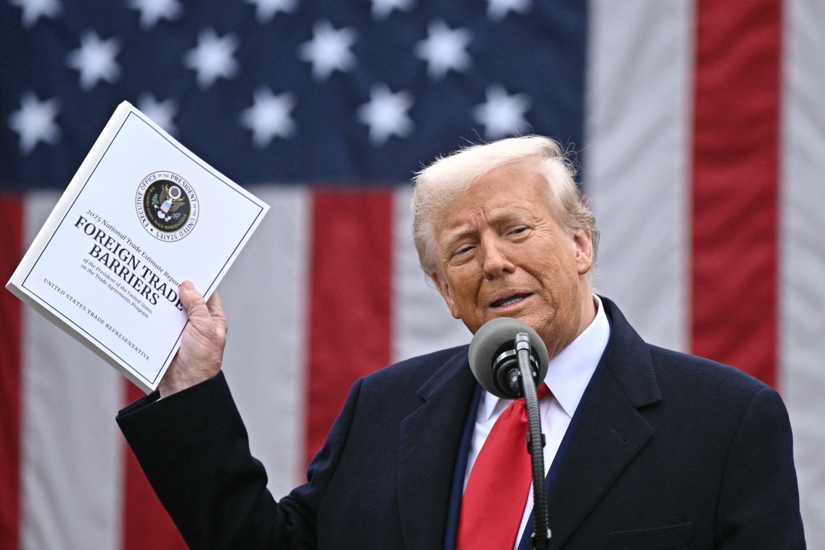 Donald Trump anuncia tarifaço no Rose Garden, na Casa Branca
