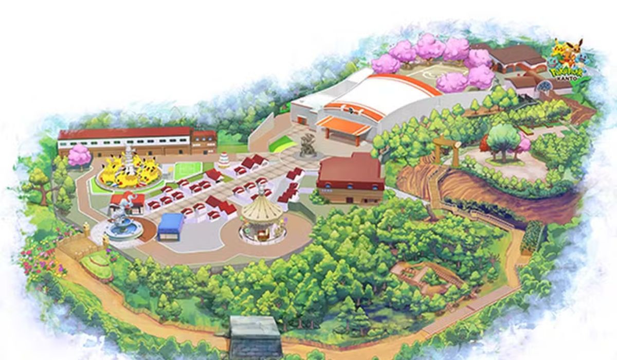 O "PokePark Kanto" terá 2,6 hectares e ficará dentro do Yomiuri Land, o maior parque de diversões da capital japonesa