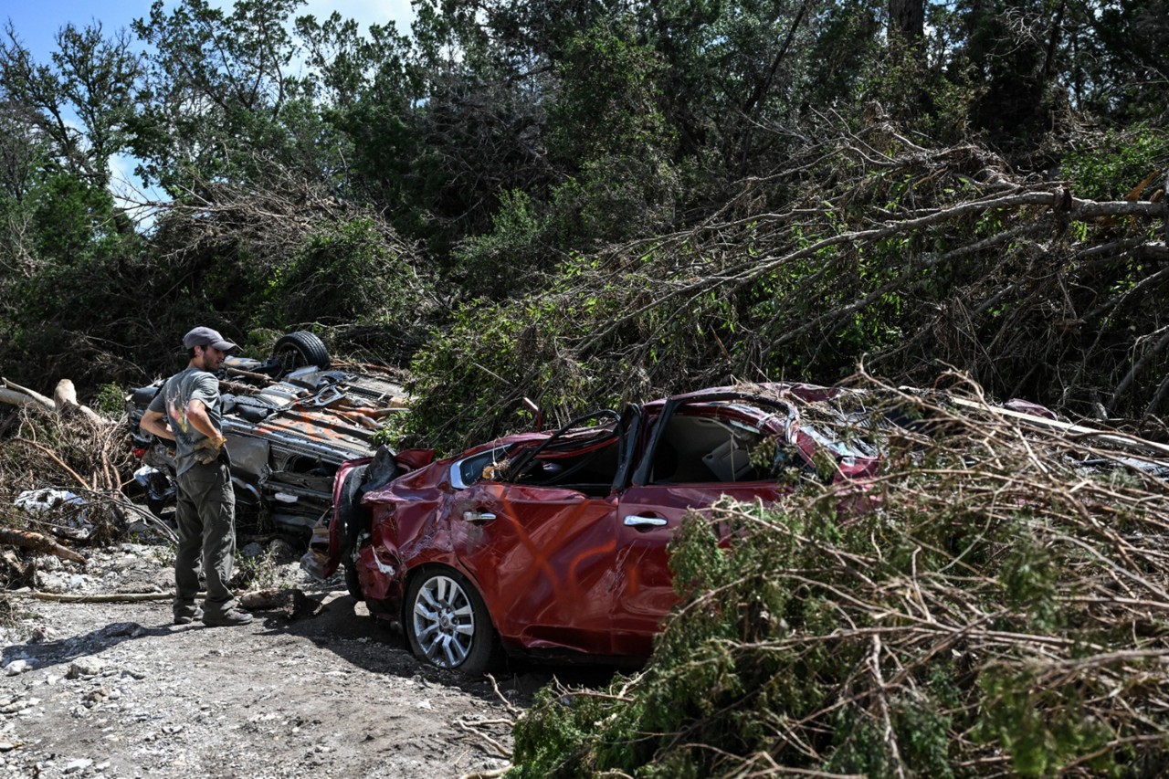 A inundação no Texas provocou muitos prejuízos aos moradores