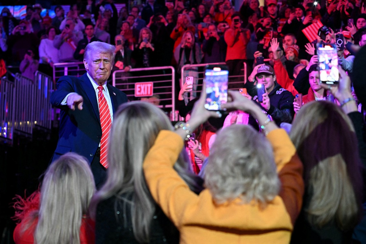 O presidente eleito dos Estados Unidos, Donald Trump