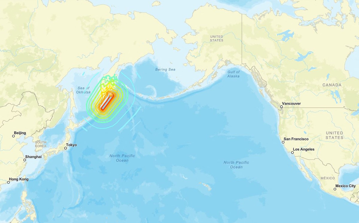 Um dos terremotos mais fortes já registrados atingiu o Extremo Oriente russo