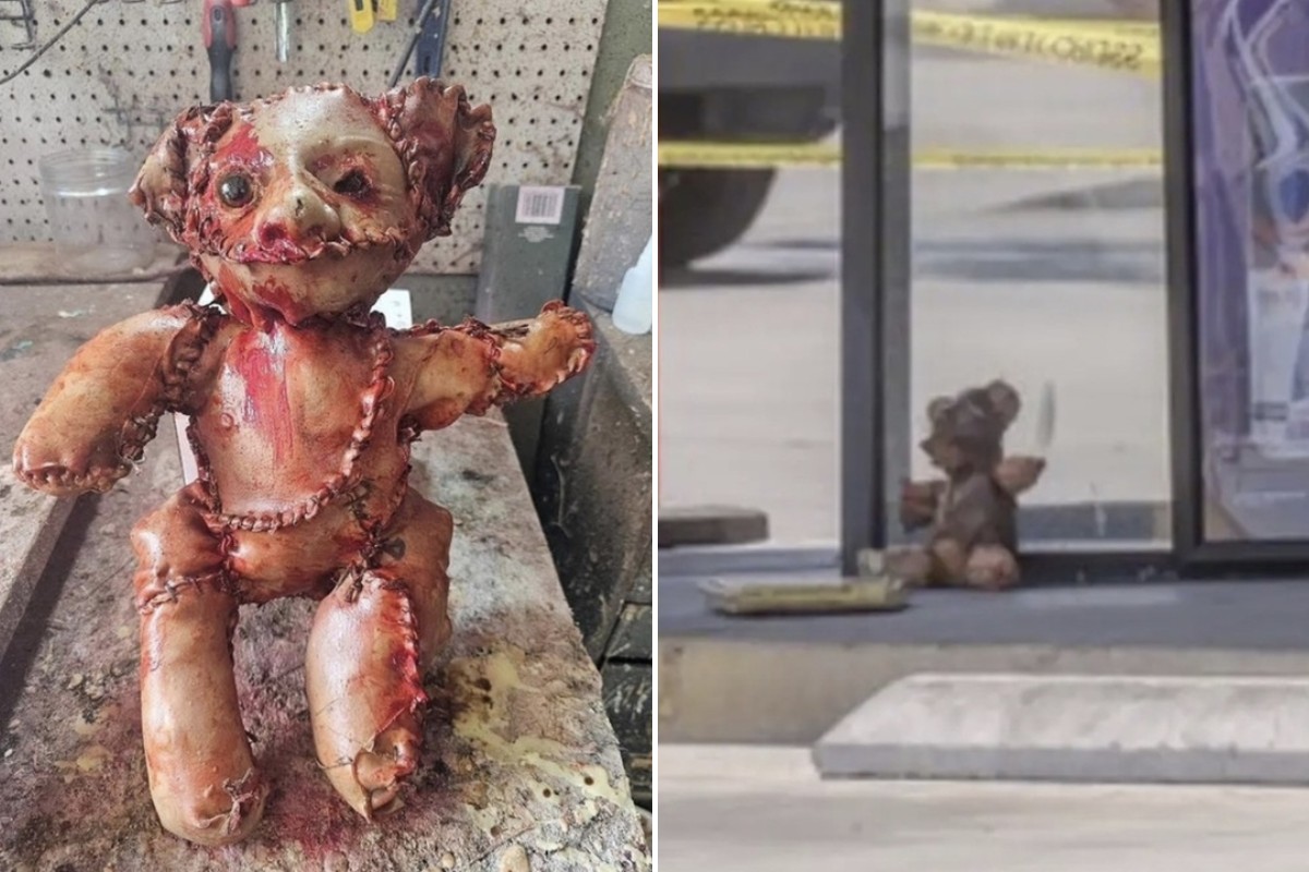 Além da pele, boneco também tinha características faciais que pareciam humanas 