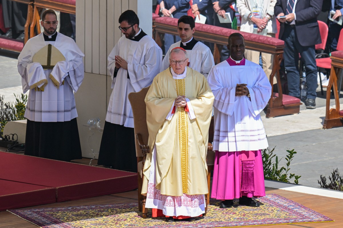 Parolin é secretário de Estado da Santa Sé | Foto: DAMIEN MEYER / AFP