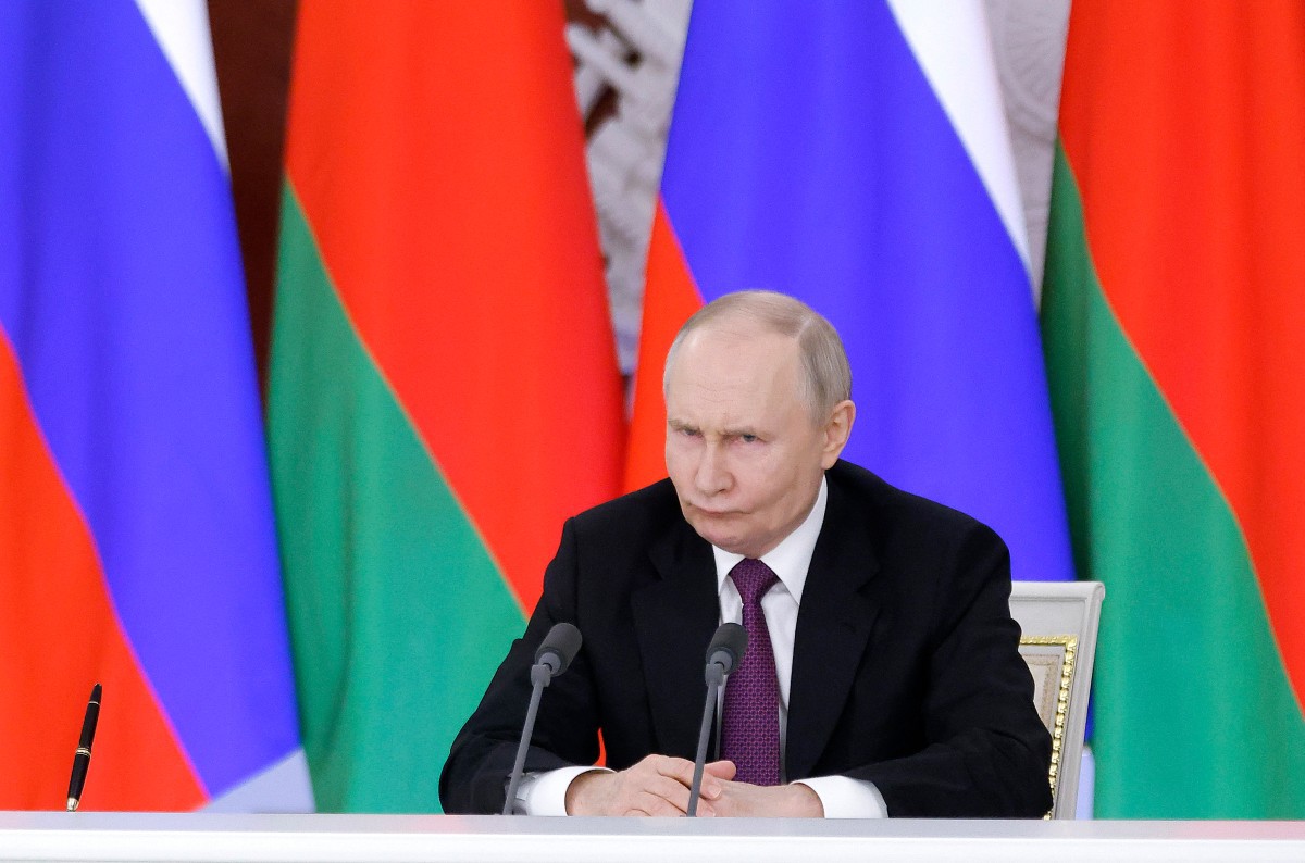 Vladimir Putin, durante coletiva nesta quinta-feira