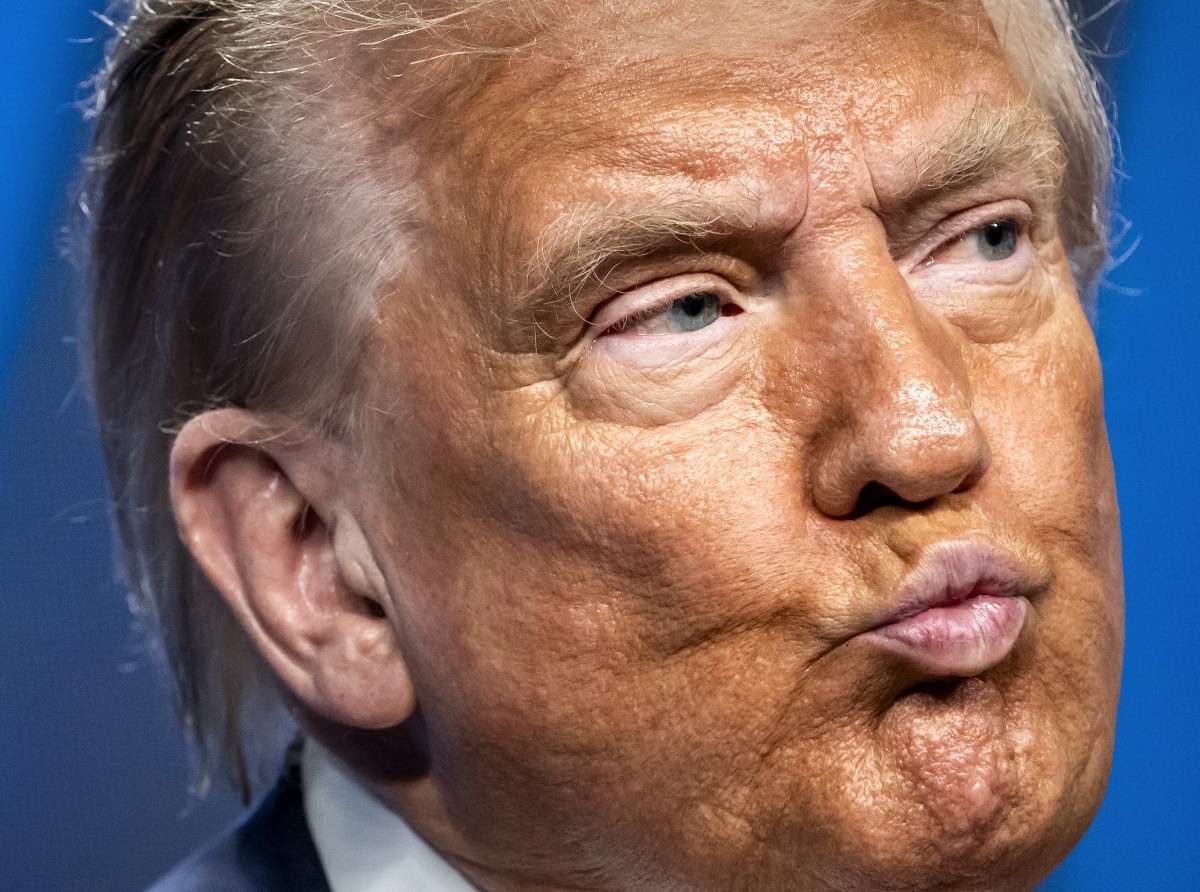 Donald Trump, em Haia, nos Países Baixos