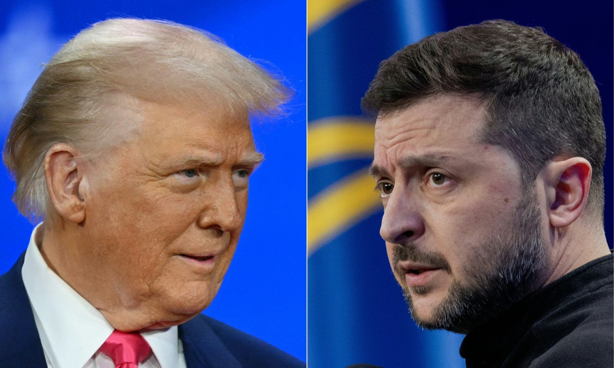 Zelensky tenta conquistar apoio de Trump antes de reunião do norte-americano com Putin