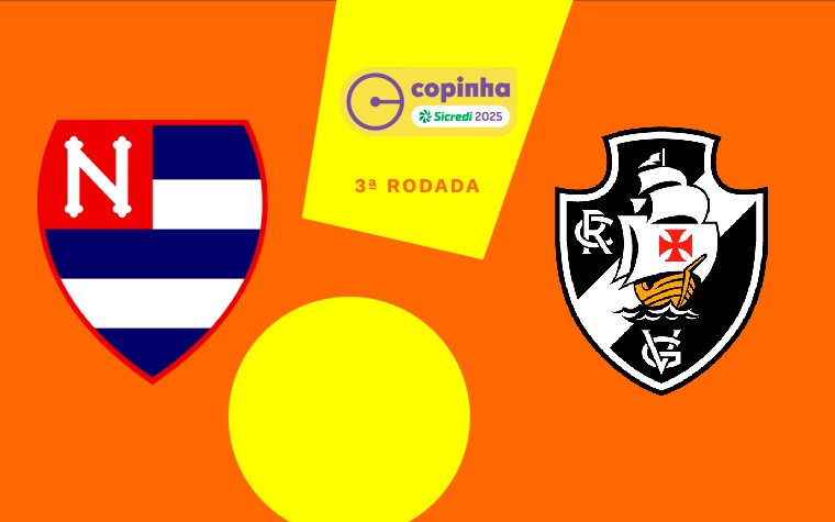 Nacional-SP e Vasco se enfrentam, nesta sexta-feira (10), pela 3ª rodada da Copinha (Foto: Arte Lance!)