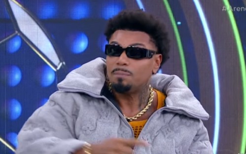 Naldo no programa Arena SBT (Foto: Reprodução)