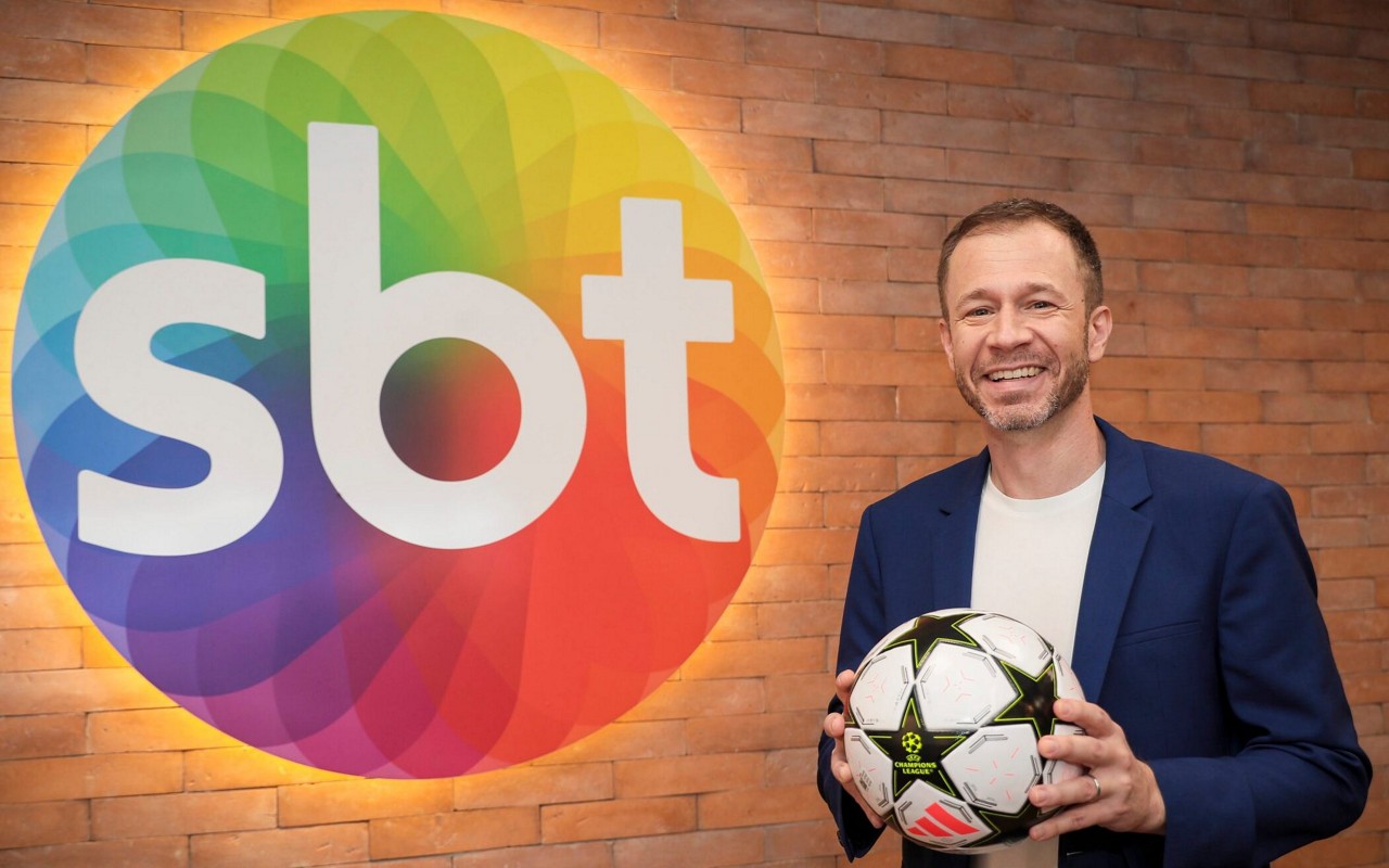Thiago Leifert fez sua estreia como narrador do SBT (Foto: Divulgação)