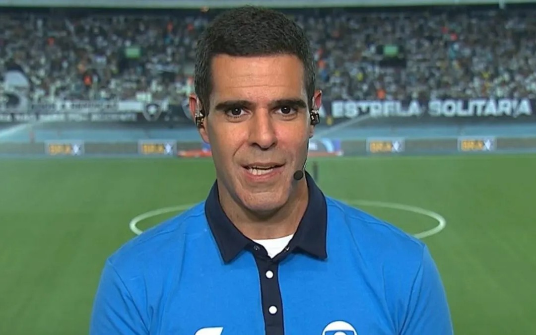 Paulo Andrade atualmente trabalha na Globo (Foto: Reprodução/Sportv)