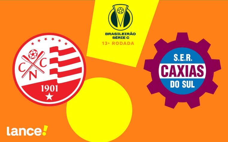 Náutico e Caxias se enfrentam pela 13ª rodada da Série C do Campeonato Brasileiro (Arte: Lance!)