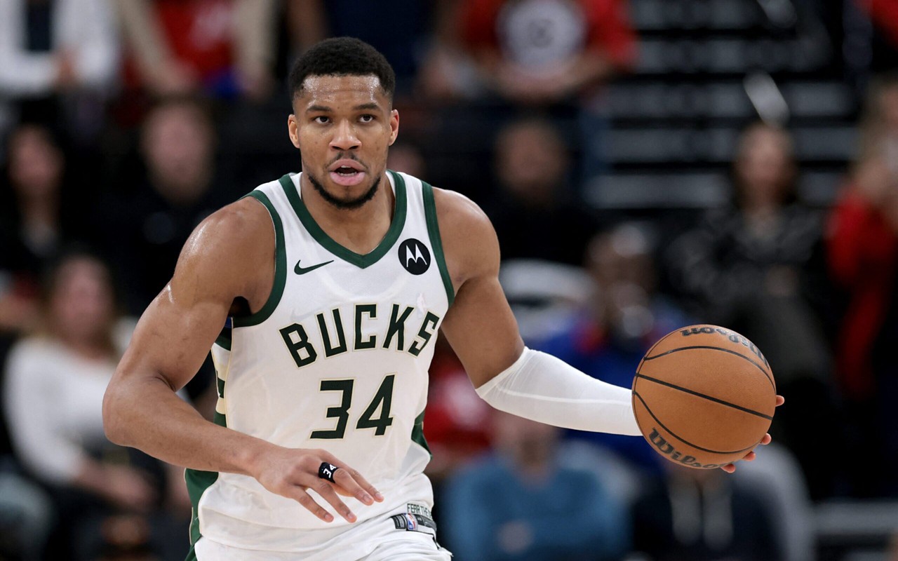 Antetokounmpo sugeriu a realização do All-Star Game da NBA no Rio de Janeiro (Foto: Harry How/AFP)
