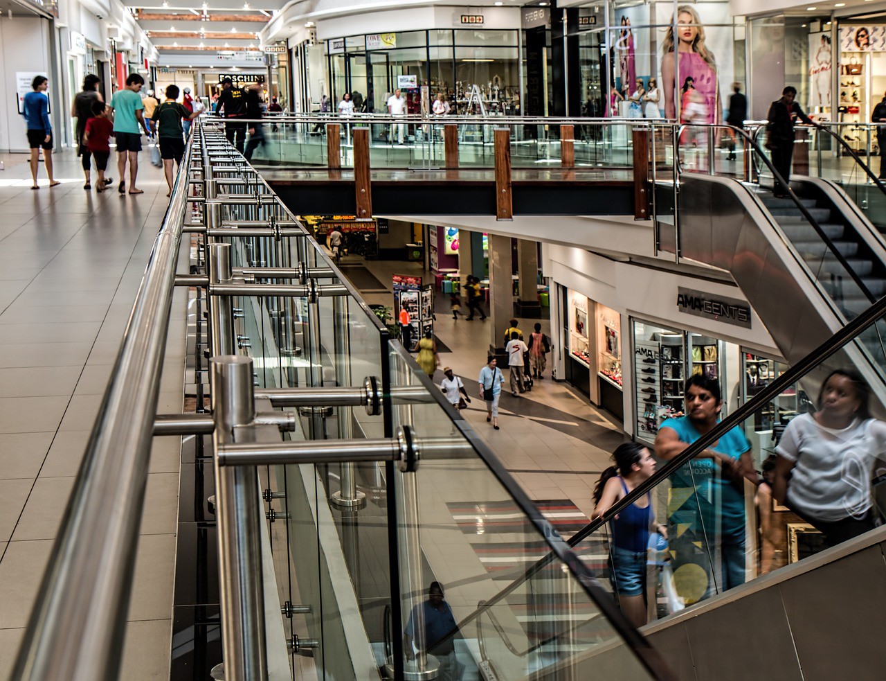 Shopping Center em funcionamento