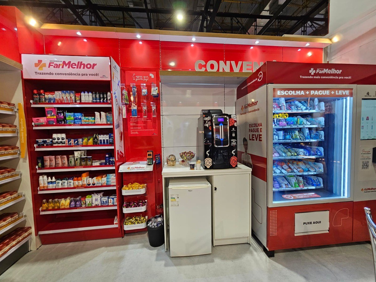 FarMelhor apresentou vending machine como novo modelo de franquia da rede