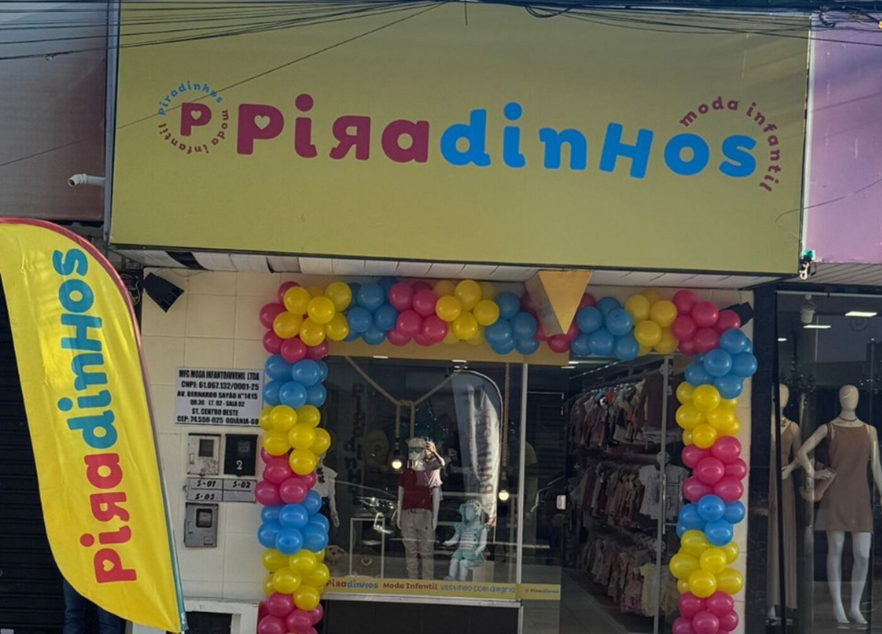 Piradinhos oferece roupas, calçados e moda praia, além de acessórios