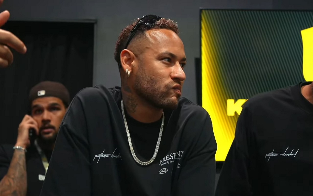 Neymar em partida da Fúria (Foto: Reprodução/PodPah)