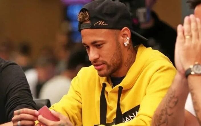 Neymar em torneio de poker (Foto: Reprodução/Redes Sociais)