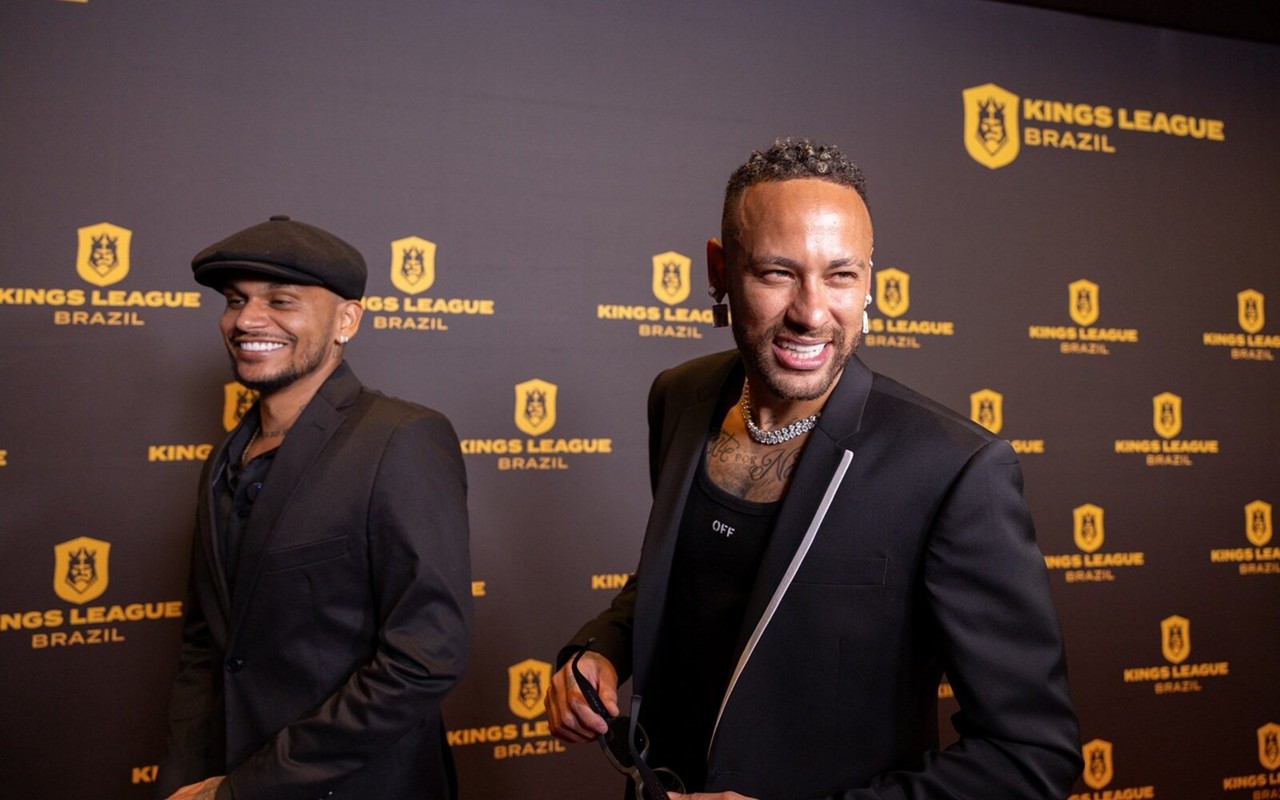 Neymar e Cris Guedes são presidentes da Furia FC, que disputa a final da competição
