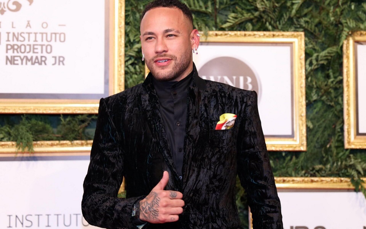 Neymar durante evento de Instituo Neymar Jr. (Credit: Brazil Photo Press/Alamy Live News)