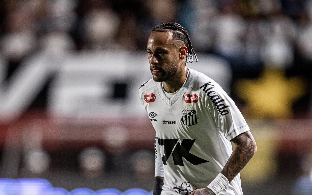 Neymar falou sobre o empate com o Sport (Foto: Raul Baretta/ Santos FC)
