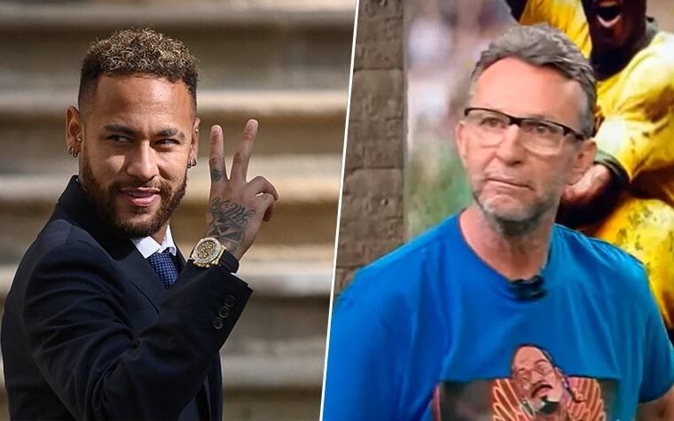 Neymar rebateu uma crítica do ex-jogador e apresentador Neto (Foto: Josep Lago/AFP/Reprodução)