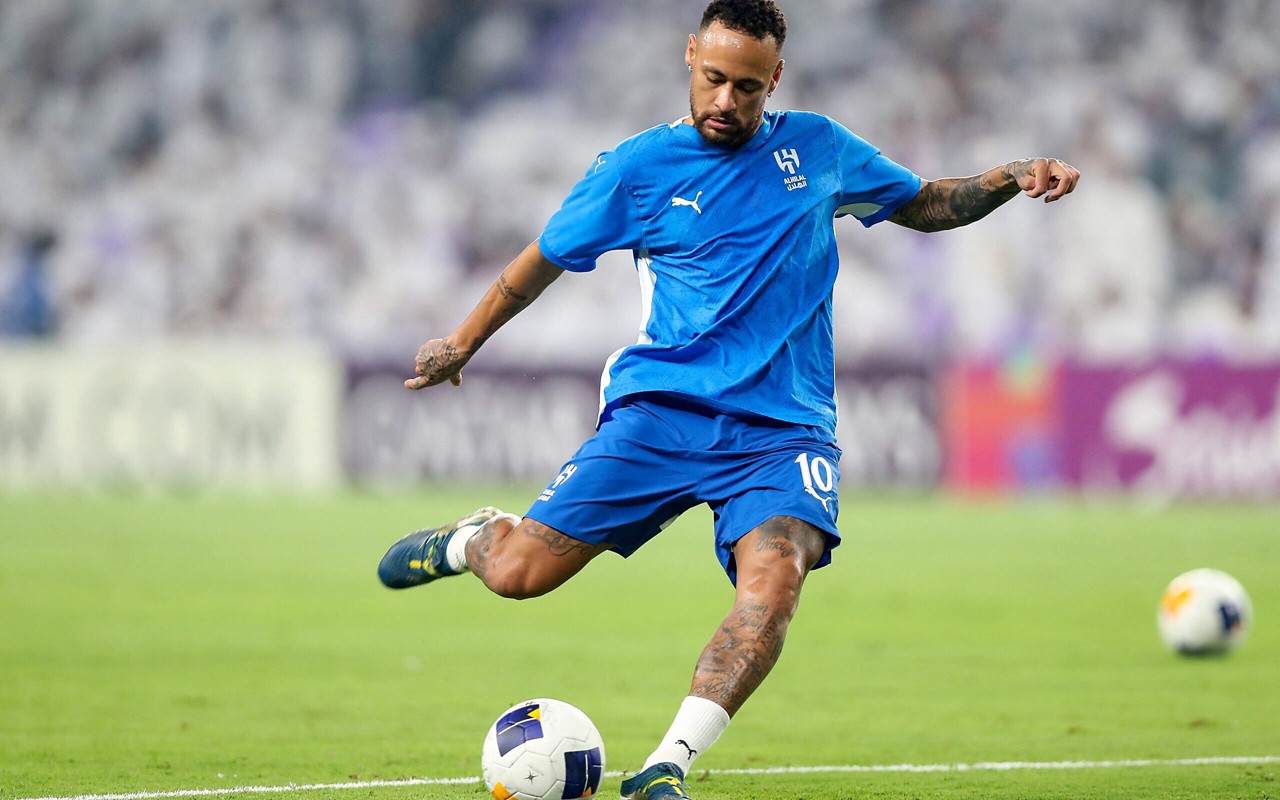 Neymar ficou um ano afastado dos gramados no Al-Hilal (Foto: AFP)