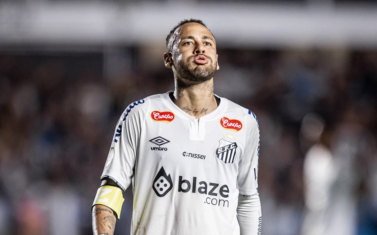 Neymar reestreia pelo Santos contra o Botafogo-SP, pelo Paulistão. (Foto: Raul Baretta/ Santos FC)