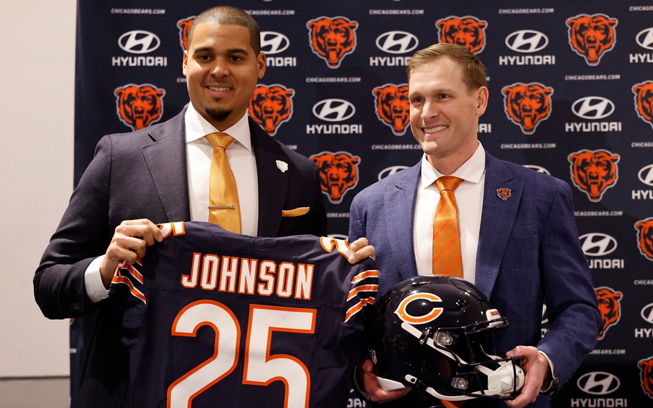 Ben Johnson foi anunciado como o novo treinador do Chicago Bears (Foto: Michael Reaves/Getty Images/AFP)
