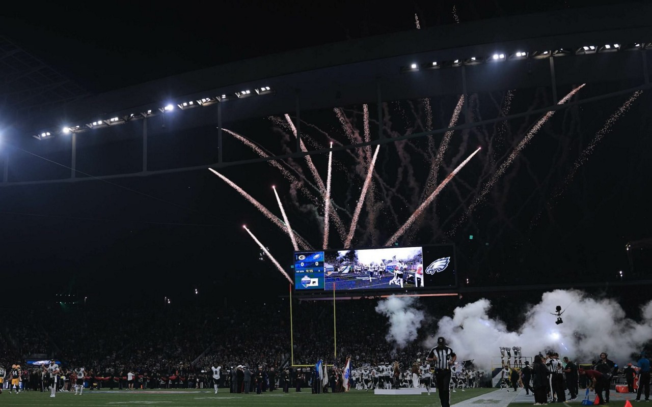 Los Angeles Chargers em campo pela NFL (Foto: Reprodução / Instagram)