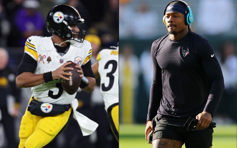 Russell Wilson e Stefon Diggs assinaram com novas equipes para a temporada de 2025 da NFL (Fotos: AFP)