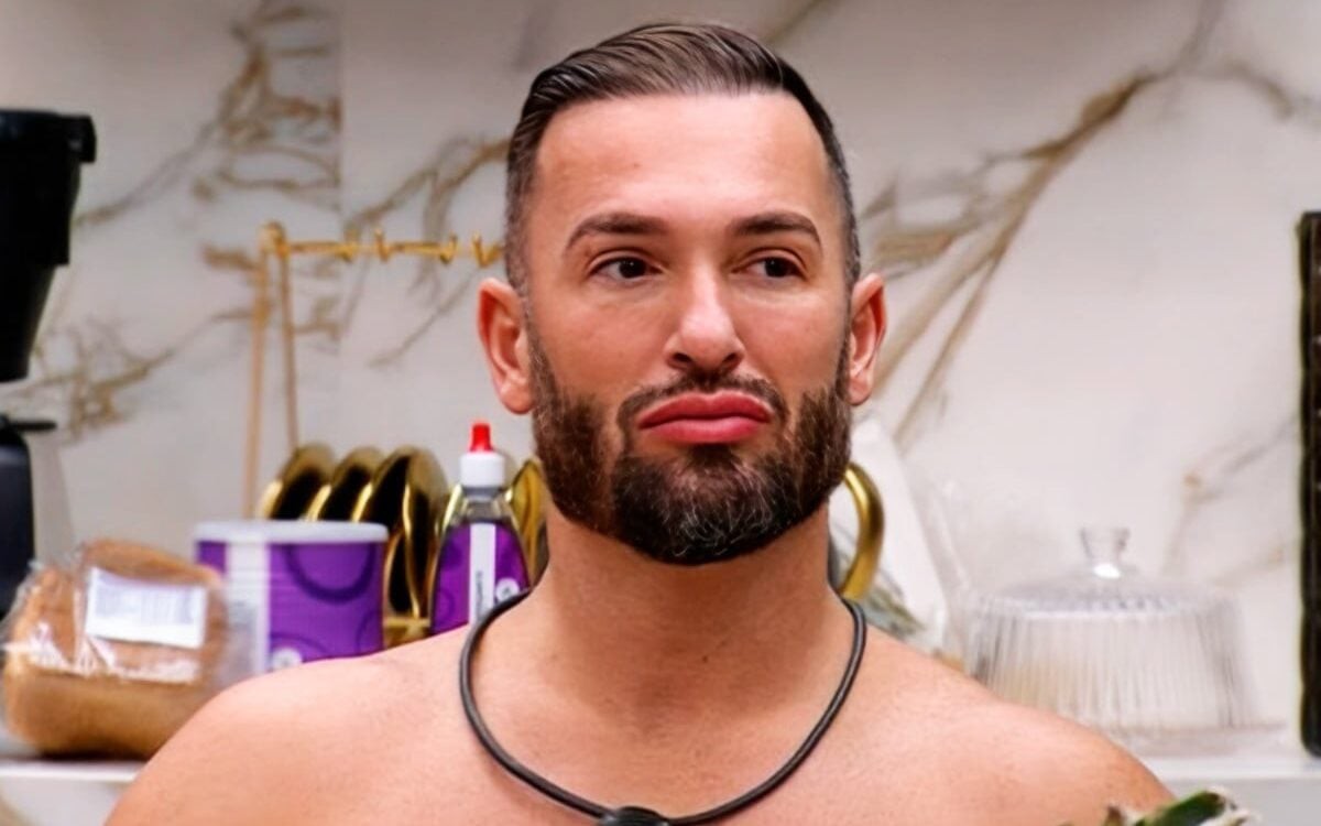 Diego Hypolito na casa do BBB 25 (Foto: Reprodução)