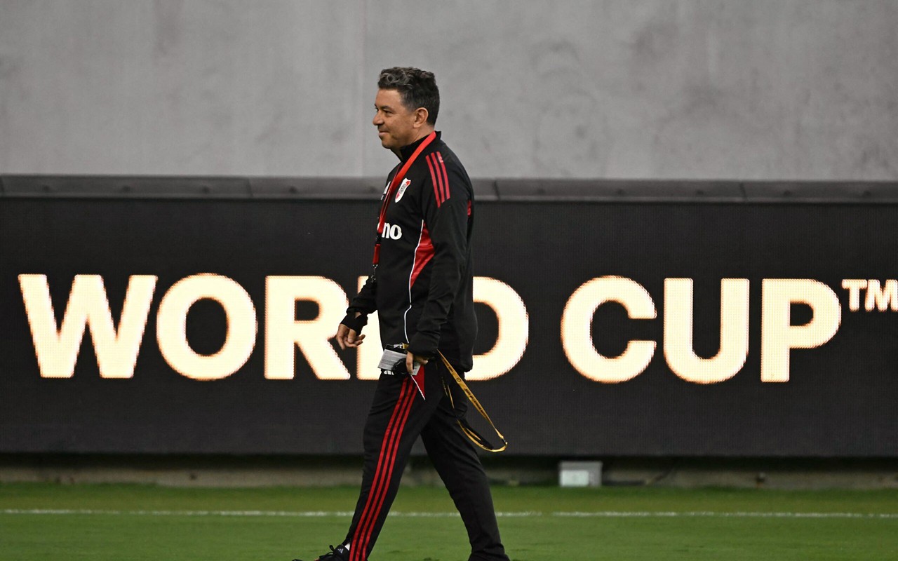 Marcelo Gallardo, técnico do River Plate (Foto: Yuri Cortez/AFP)