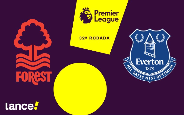 Nottingham Forest x Everton pela Premier League (Arte: Lance!)