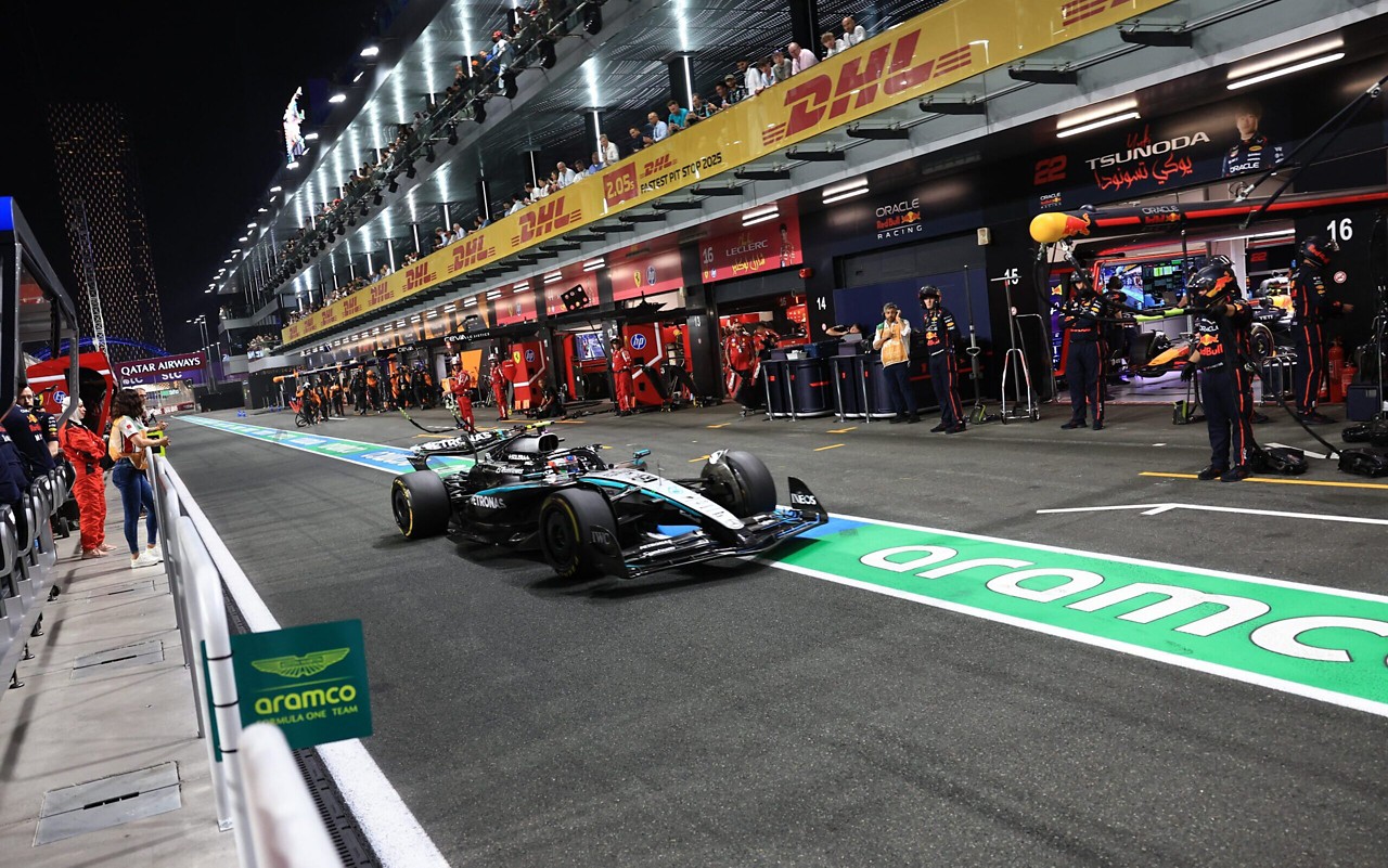 Andrea Kimi Antonelli no GP da Arábia Saudita (Foto: THAIER AL-SUDANI / POOL / AFP)