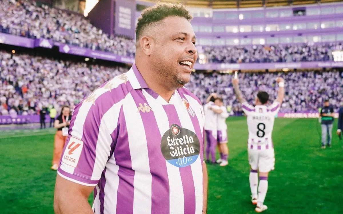 Ronaldo vendeu o Valladolid (Foto: Divulgação/Real Valladolid)