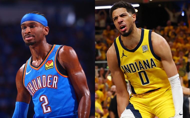 Oklahoma City Thunder e Indiana Pacers farão a final da NBA 2024/25 (Fotos: AFP)