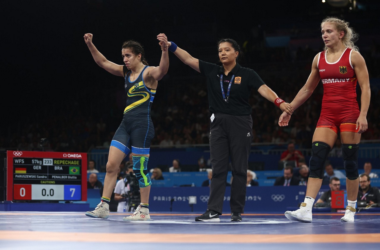 Giullia Penalber vai disputar o bronze nas Olimpíadas