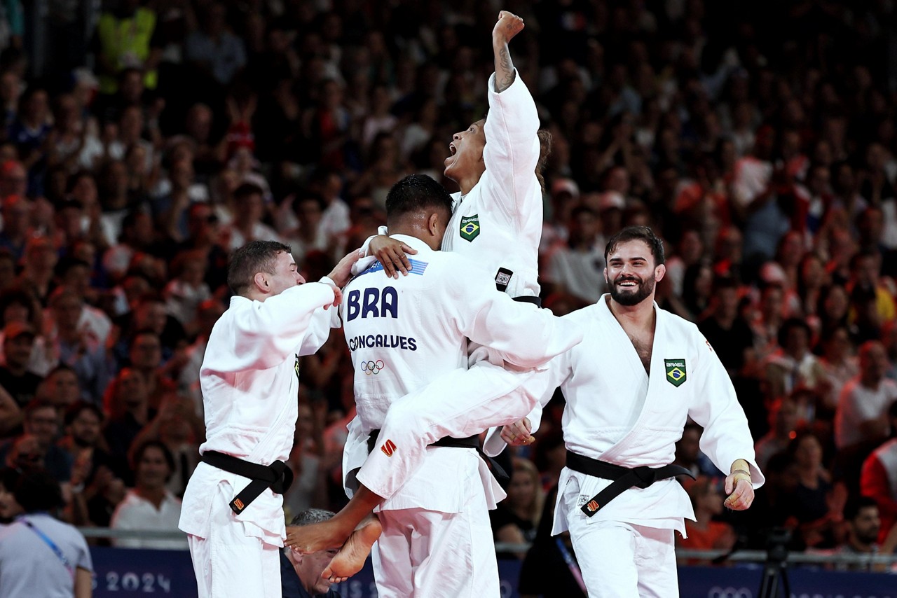 Jogos Olímpicos Paris 2024 - Judô | Brasil conquista medalha de bronze em equipe