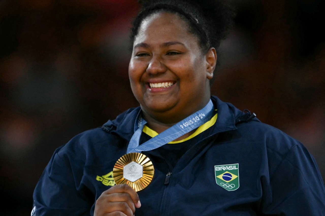Bia de Souza conquistou a primeira medalha de ouro do Brasil em Paris 2024
