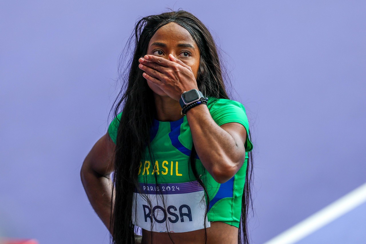 Vitória Rosa representa o Brasil nos 100 metros rasos nas Olimpíadas