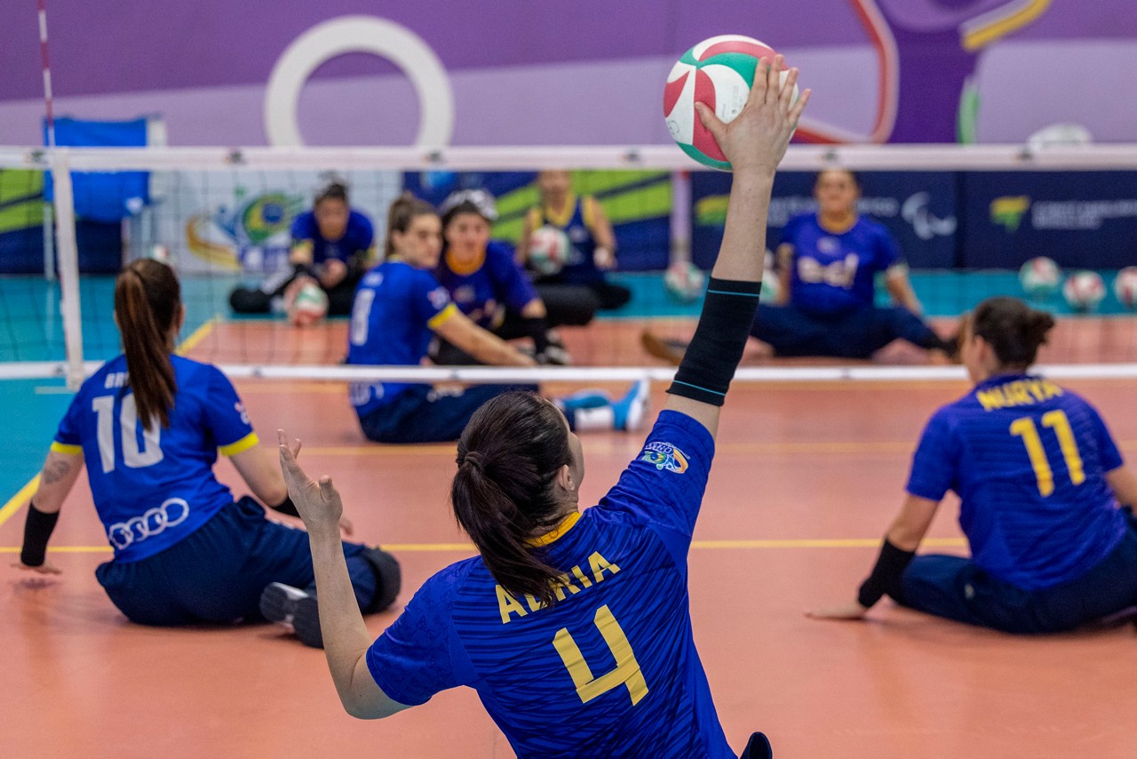 18.07.24 - ADRIA JESUS DA SILVA - Treino da Seleção Feminina de Volei Sentado no CT Paralímpico, em São Paulo. Foto: Alessandra Cabral/CPB