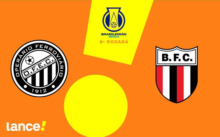 Operário-PR e Botafogo-SP jogam no Germano Krüger, pela Série B. Foto: Arte Lance!